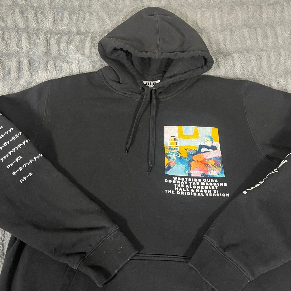 ALC Records Westside Gunn Conway The Alchemist Hall & Nash 2 Hoodie Black Large